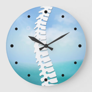 Chirurgische zijdelingse Logo wandklok