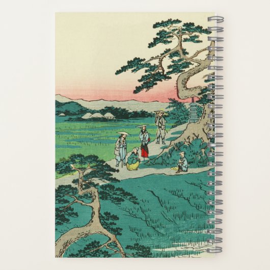 Chiryuu, Japan:  Japanse houtblokkunst Notitieboek (Achterkant)