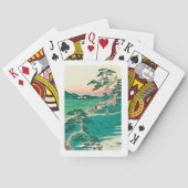 Chiryuu, Japan:  Woodblock Print Pokerkaarten (Achterkant)