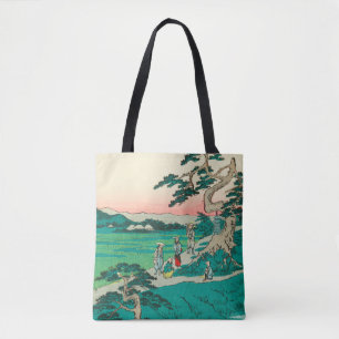 Chiryuu, Japan:  Woodblock Print Tote Bag