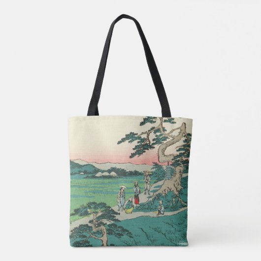Chiryuu, Japan:  Woodblock Print Tote Bag (Achterkant)