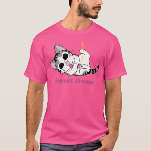 Chi's Sweet Home Schattigee kat T-shirt (Voorkant)