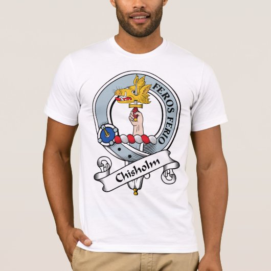 Chisholm Clan Badge T-shirt (Voorkant)