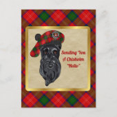 Chisholm Clan Badge & Tartan Briefkaart (Voorkant)