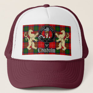 Chisholm Clan Badge & Tartan Trucker Pet