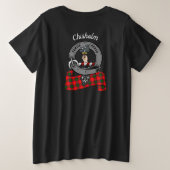 Chisholm Clan Badge Women's Back Grote Maat T-shirt (Design achterkant)