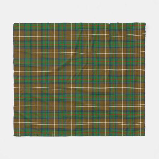 Chisholm Hunting Plaid Fleece Deken (Voorkant (Horizontaal))