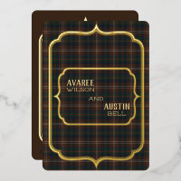 Chisholm Hunting Tartan Gouden Folie