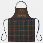 Chisholm Jacht Moderne Originele Tartan Kerstmis Schort (Voorkant)