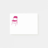 Chisholm | Opklapbare stoelnotities | Hot Pink Post-it® Notes (Voorkant)