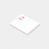 Chisholm | Opklapbare stoelnotities | Lichtroze Post-it® Notes (Schuin)