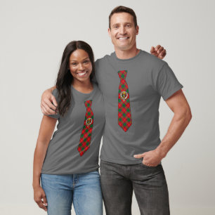 Chisholm Schotse Clan Badge & Tartan Das T-shirt