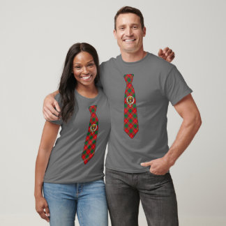 Chisholm Schotse Clan Badge & Tartan Das  T-shirt