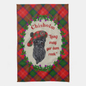 Chisholm Scottie Dog Kitchen Towel Theedoek (Verticaal)