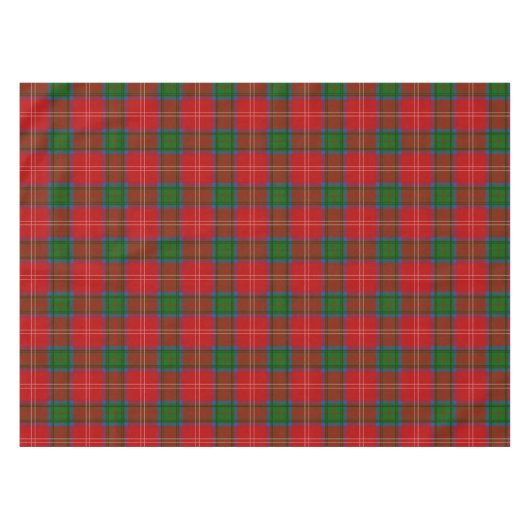 Chisholm Scottish Clan Tartan Pattern Tafelkleed (Voorkant (Horizontaal))