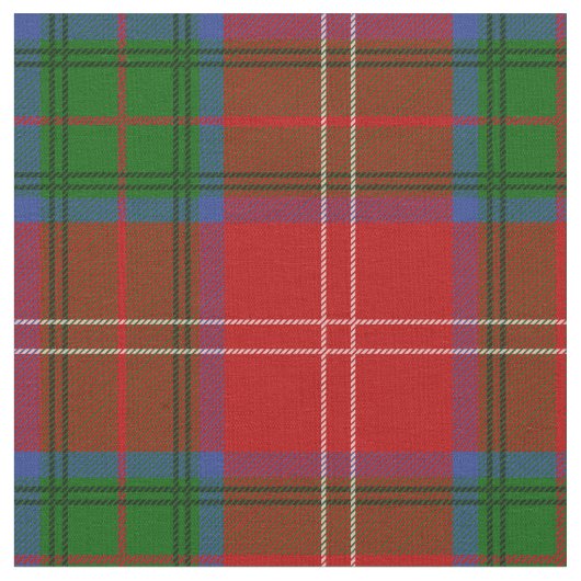 Chisholm Scottish Clan Tartan Stof (Close Up)