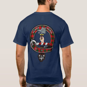 Chisholm Tartan Clan Badge T-Shirt