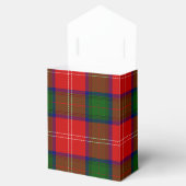 Chisholm tartan red green plaid bedankdoosjes (Geopend)