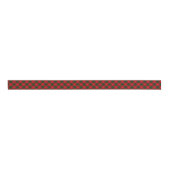 Chisholm tartan red green plaid grosgrain lint (Voorkant)