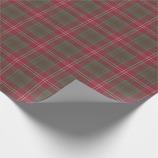 Chisholm Weathered Original Scottish Tartan Cadeaupapier (Hoek)