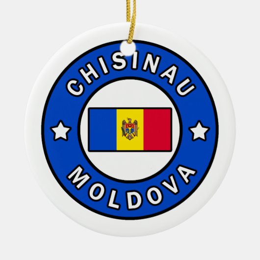 Chisinau Moldova Keramisch Ornament (Voorkant)