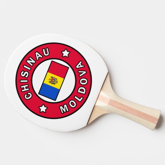 Chisinau Moldova Tafeltennisbatje (Zijkant)
