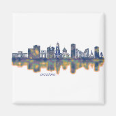 Chișinău Skyline Magneet (Voorkant)