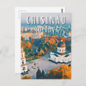 Chisinau (stad) briefkaart (Voorkant / Achterkant)
