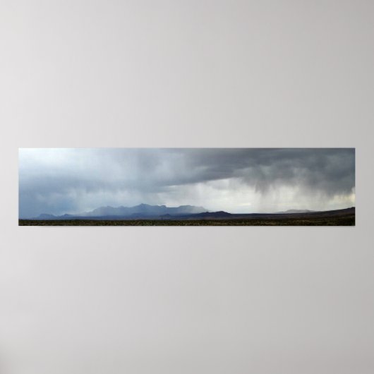 Chisos Mountains Rainstorm - Big Bend Poster (Voorkant)