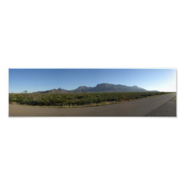Chisos Mountains, Texas Foto Afdruk