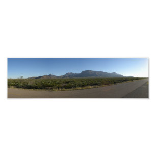 Chisos Mountains, Texas Foto Afdruk