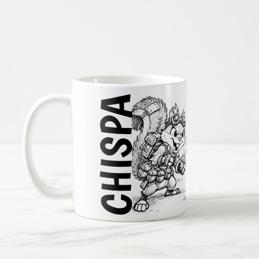 CHISPA & BOLO Steampunk Animal Mug Koffiemok (Links)