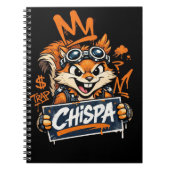 Chispa Graffiti Squirrel Spiral Notebook Notitieboek (Voorkant)