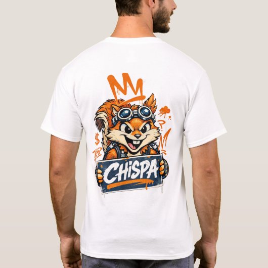 Chispa Graffiti Squirrel T-Shirt (Achterkant)