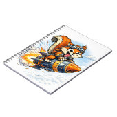 Chispa the Rocket Squirrel Spiral Notebook Notitieboek (Linkerzijde)