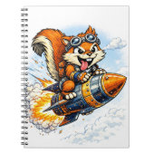 Chispa the Rocket Squirrel Spiral Notebook Notitieboek (Voorkant)