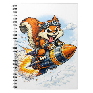 Chispa the Rocket Squirrel Spiral Notebook Notitieboek