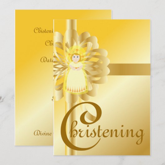 Chistening - Aanpassen Kaart (Voorkant / Achterkant)