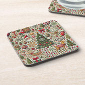 Chistmas Bier Onderzetter (Linkerzijde)