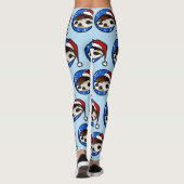 CHISTMAS HOLIDAY SLOTH SANTA PATTERN LEGGINGS (Achterkant)