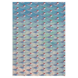 Chistmas sandpipers Holdiay coastal tablecloth Tafelkleed