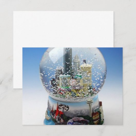 Chistmas Snow Wereldbol (Voorkant / Achterkant)