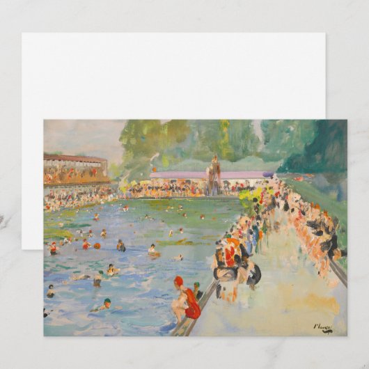 Chiswick Baths | Sir John Lavery (Voorkant / Achterkant)