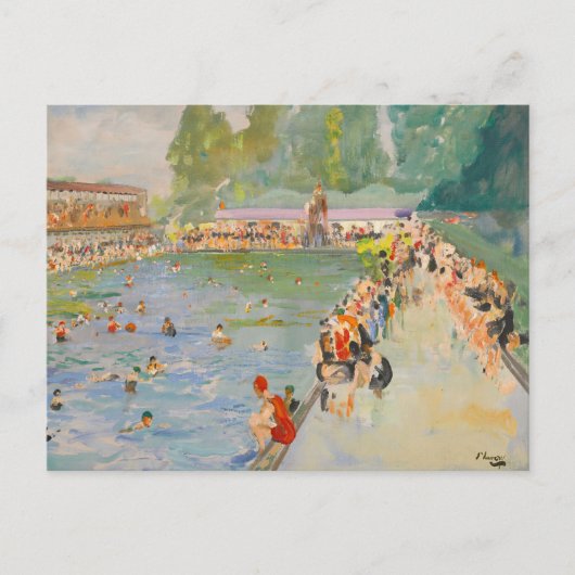 Chiswick Baths | Sir John Lavery Briefkaart (Voorkant)
