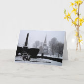 Chiswick Christ Church & Memorial  - Waterverf Kaart (Gele Bloem)