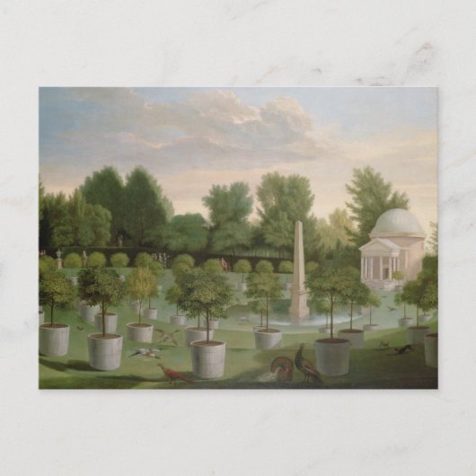 Chiswick House Gardens (olie op doek) Briefkaart (Voorkant)
