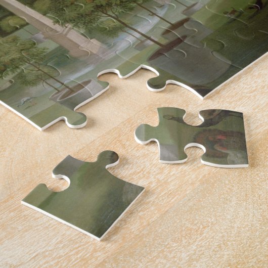 Chiswick House Gardens (olie op doek) Legpuzzel (Zijkant)