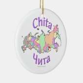 Chita Rusland Map Ornament (Rechts)