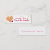 Chitescrochet-garens, , staaft mini visitekaartje (Voorkant / Achterkant)