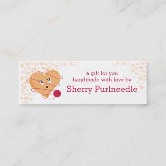 Chitescrochet-garens, , staaft mini visitekaartje (Voorkant)